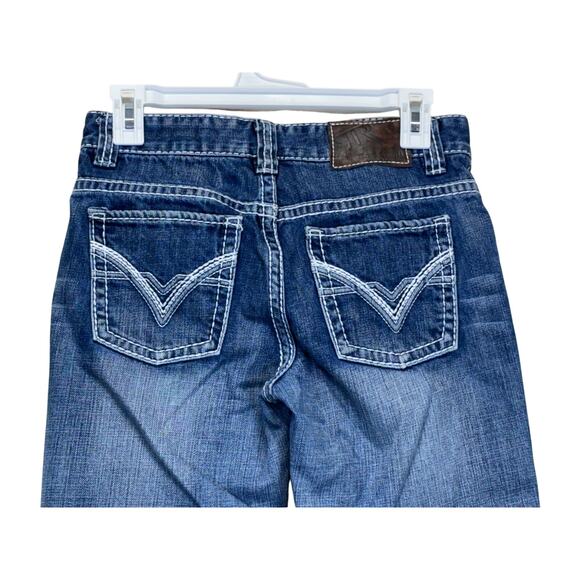 Rock & Roll Cowboy Jeans Boys 16R Bootcut BB82B Western Denim Blue - Picture 10 of 12